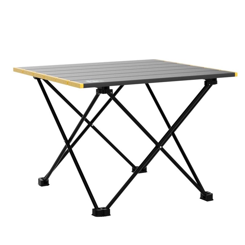 iClimb Ultralight Compact Camping Folding Table with Carry Bag (Black - S) - Image 4